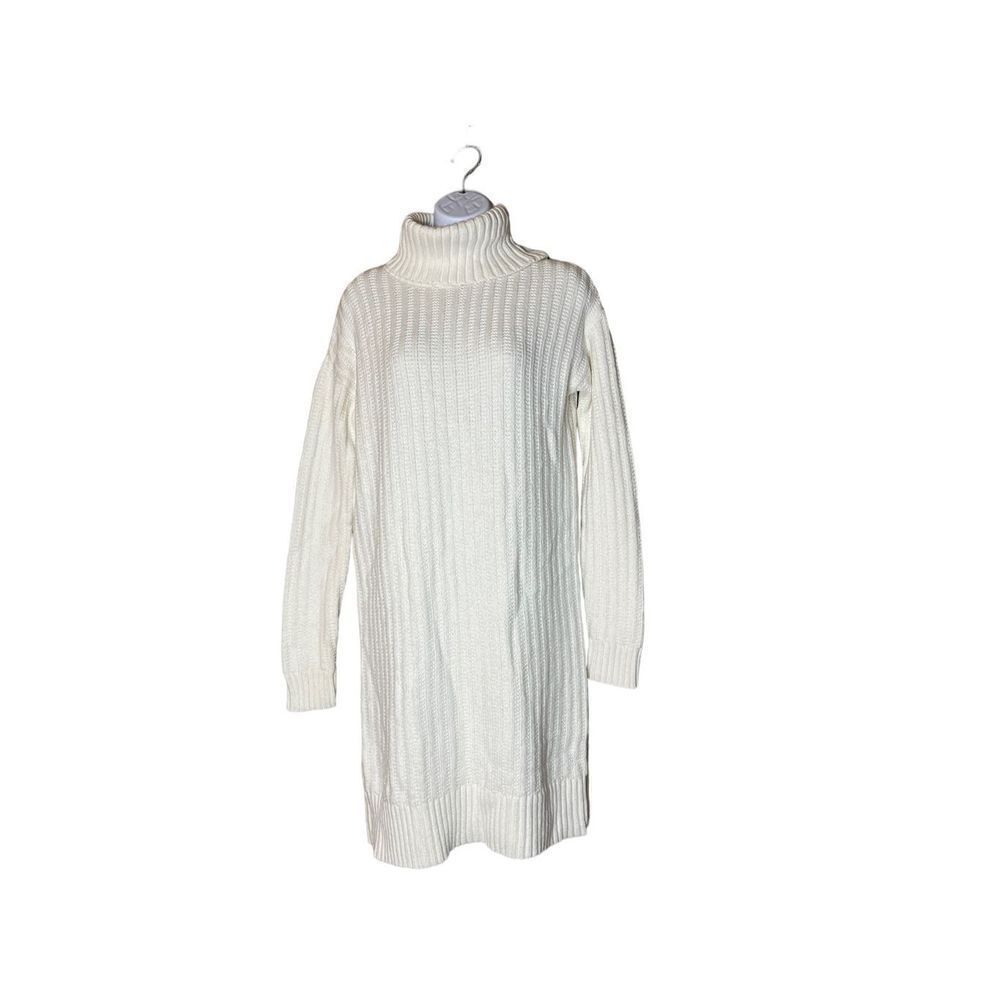 Banana Republic Cable‎ Knit Turtleneck Sweater Dress Size Small